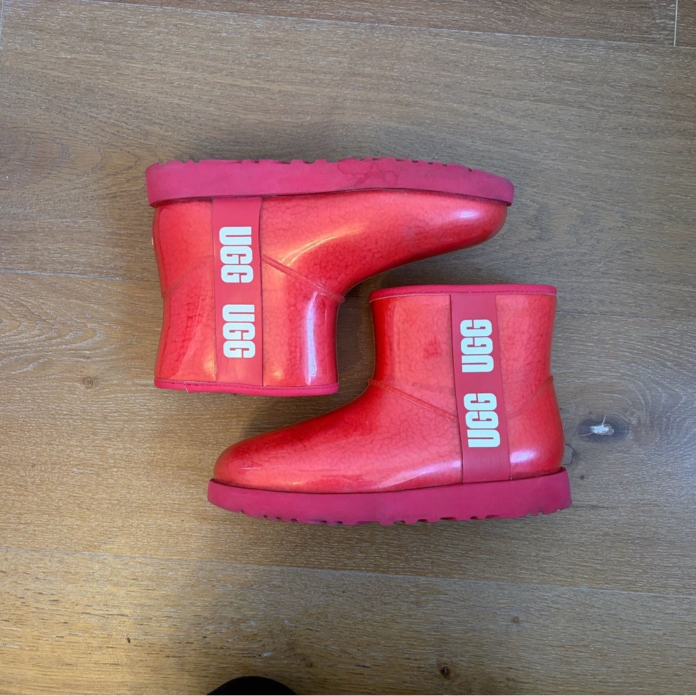 UGG Red Clear Ankle Boot - image 2